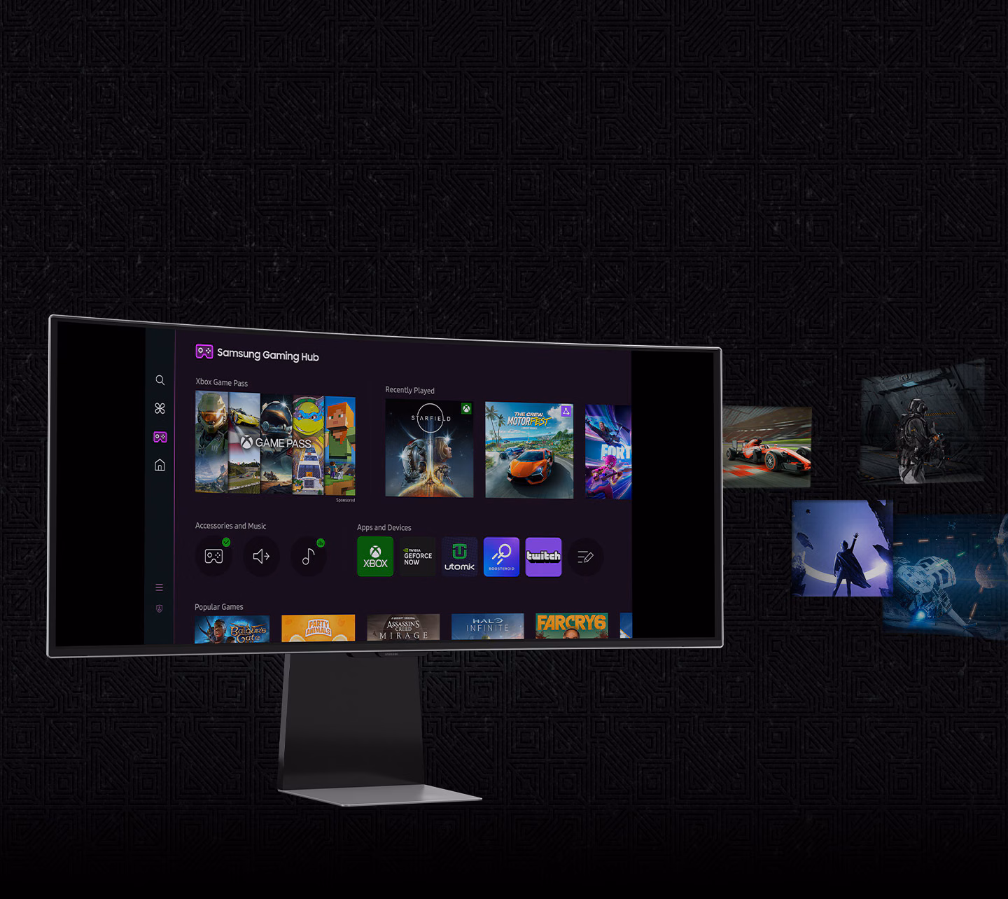 Samsung Odyssey OLED G8 G85SD funciones Smart y entretenimiento