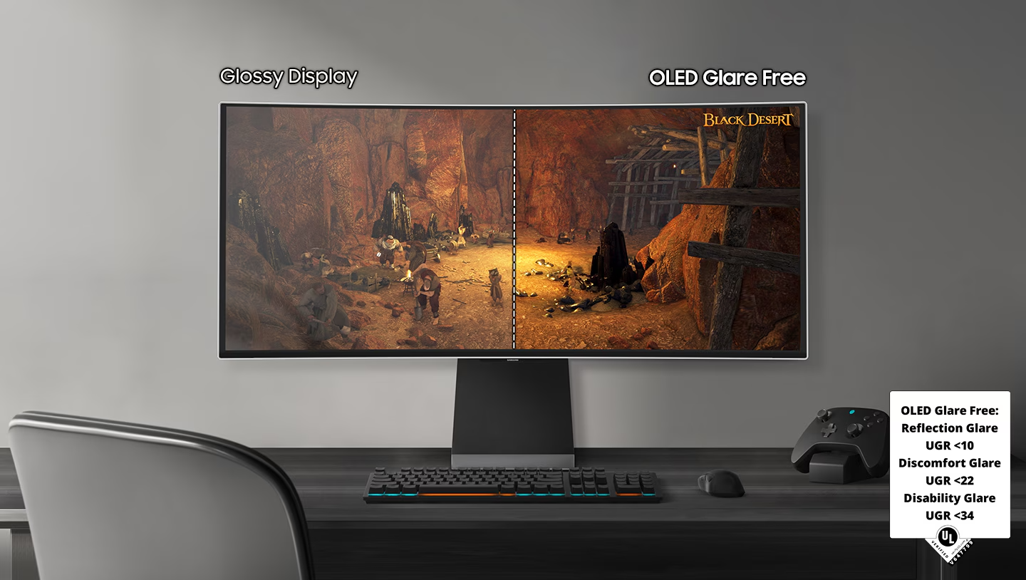 Samsung Odyssey OLED G8 G85SD OLED Glare Free