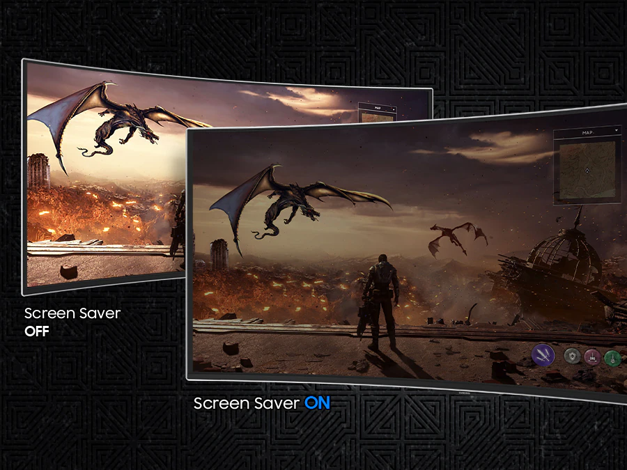 Samsung Odyssey OLED G8 G85SD atenuación automática durante pausas