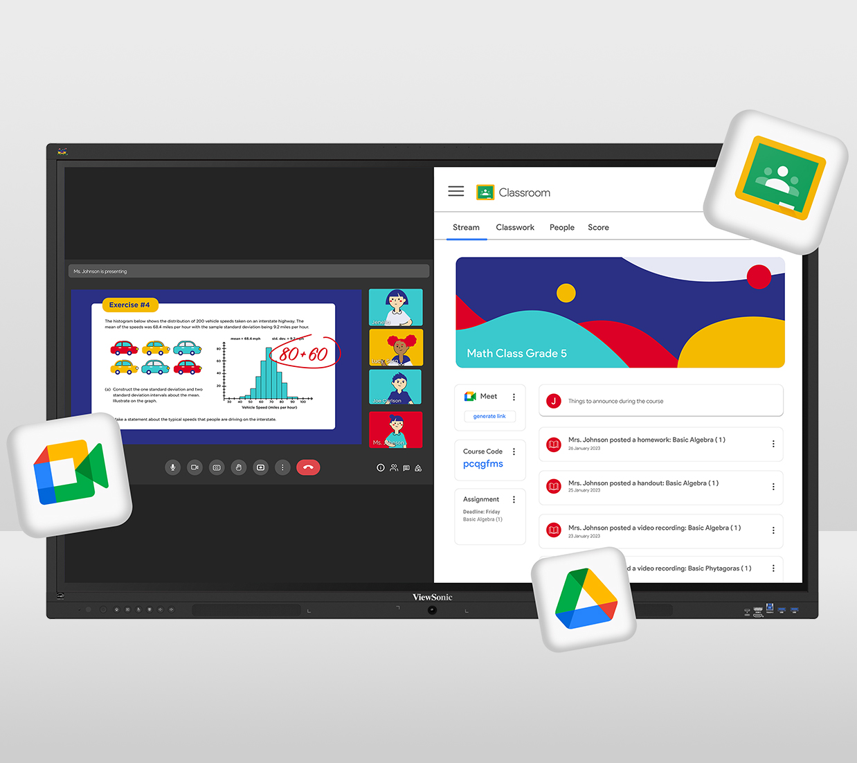 Ecosistema Google Education en ViewSonic ViewBoard