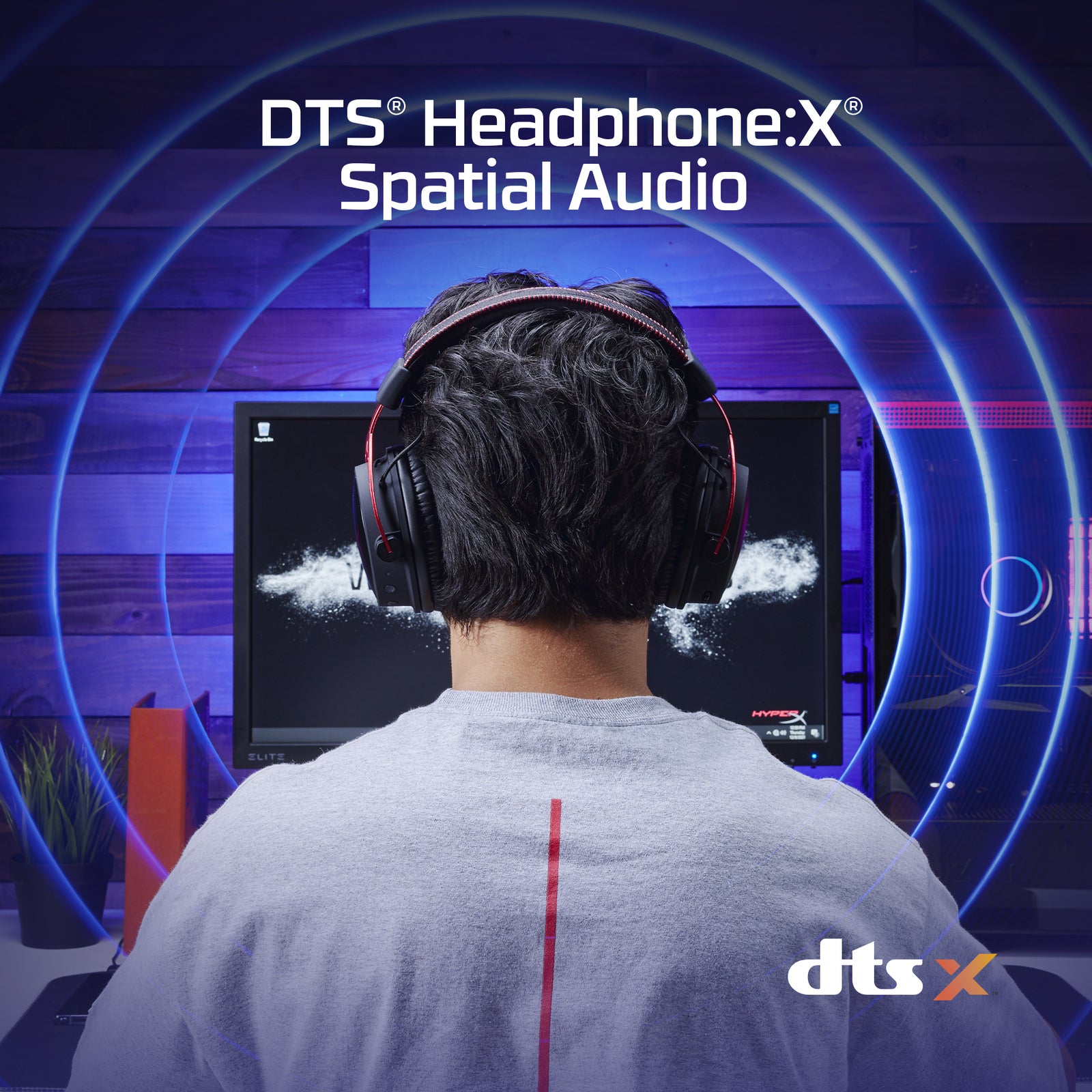 HyperX Cloud Alpha Wireless DTS Headphone X Spatial Audio