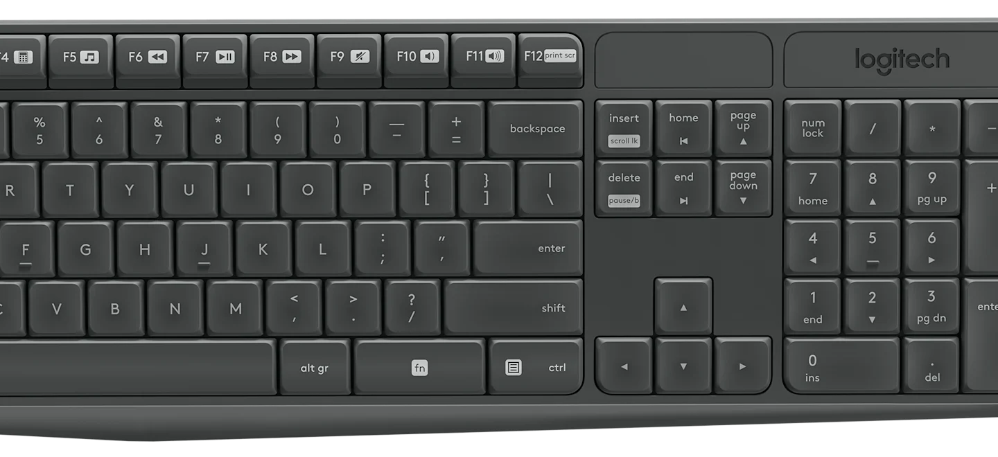 Logitech MK235 en escritorio