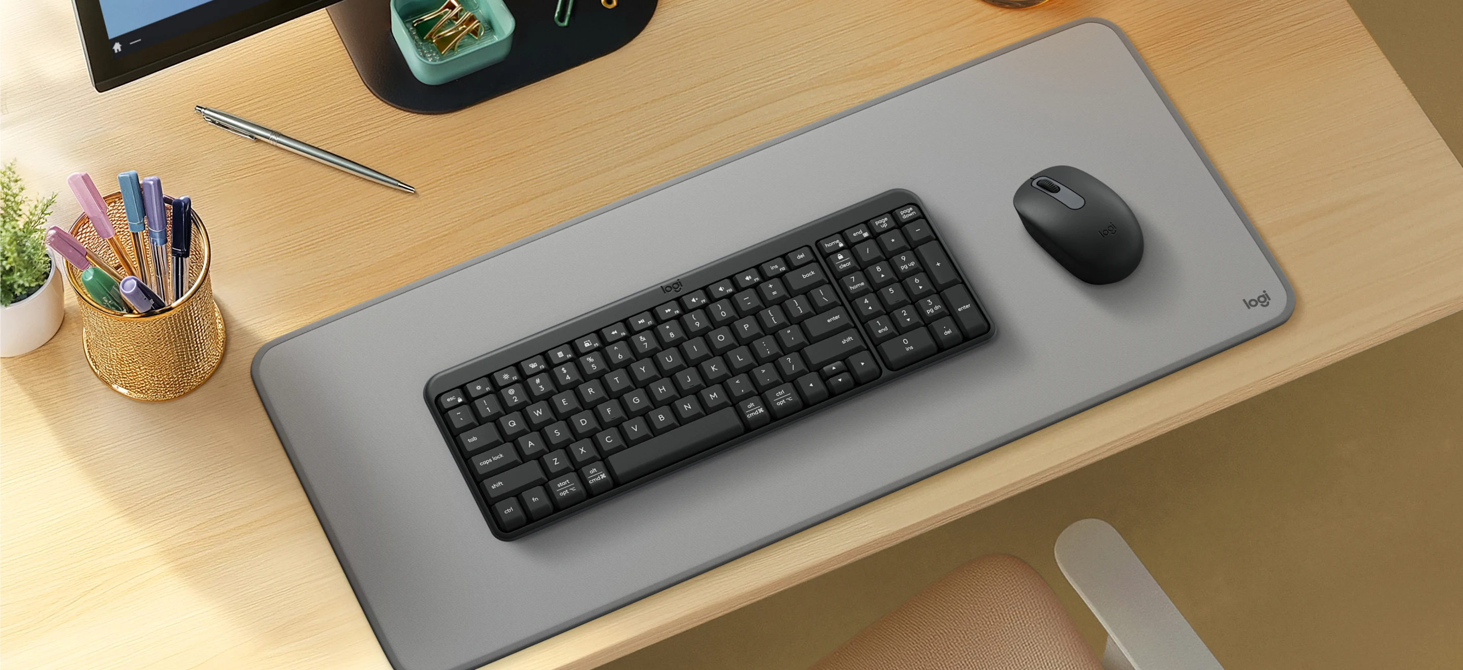 Logitech K250 Grafito imagen de introducción
