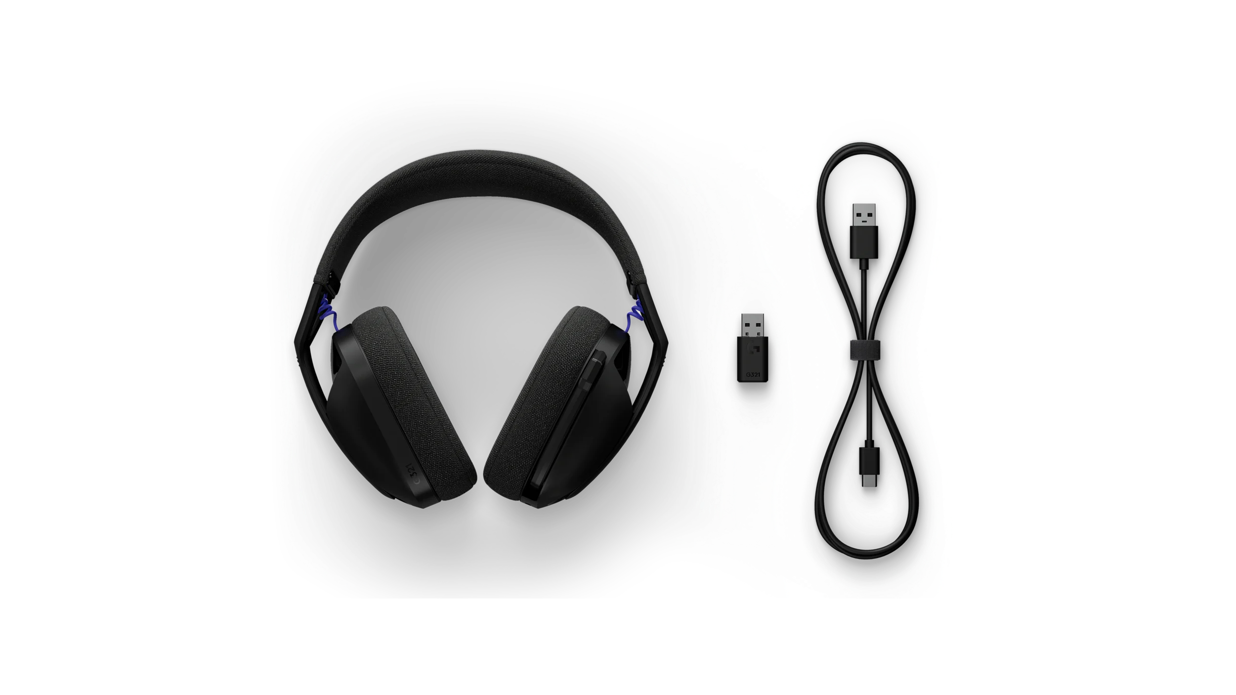 Contenido de la caja Logitech G321 LIGHTSPEED Negro