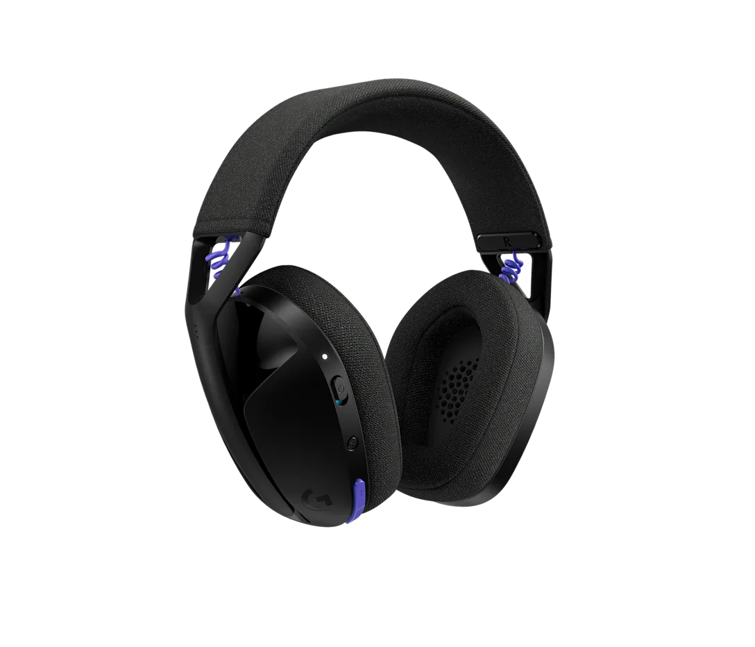 Logitech G321 LIGHTSPEED Negro vista superior tres cuartos
