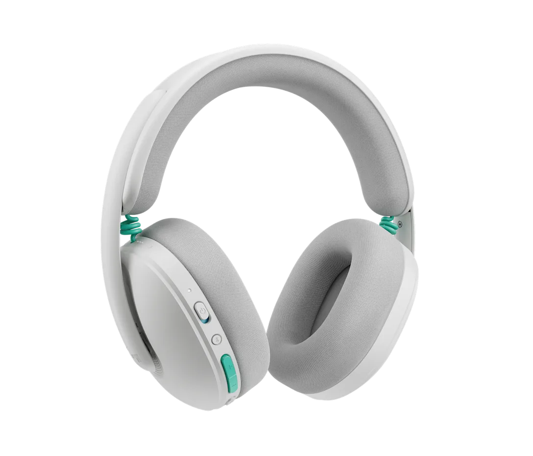 Logitech G325 LIGHTSPEED Blanco vista posterior tres cuartos