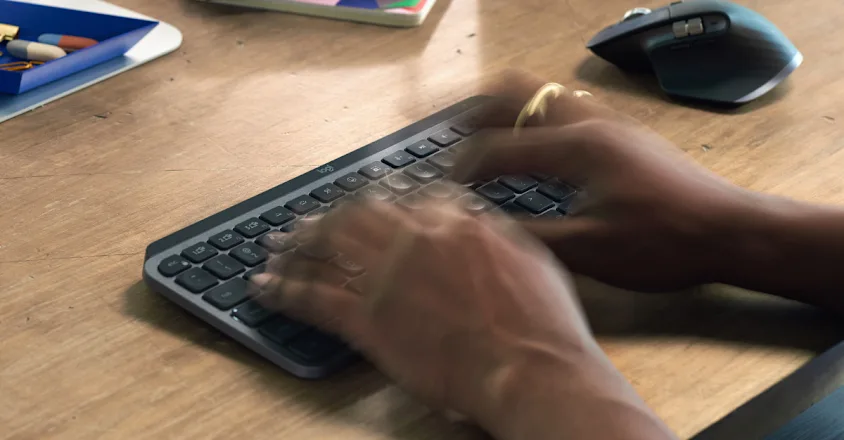 Logitech MX Keys Mini escritura cómoda y fluida