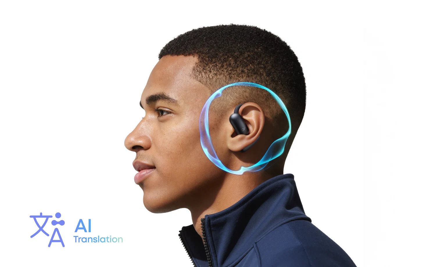 Soundcore AeroFit 2 AI A3874Z12 diseño open-ear