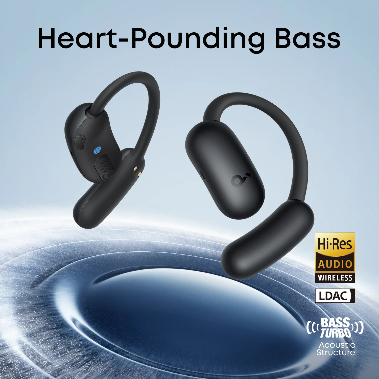 Soundcore AeroFit 2 AI A3874Z12 drivers BassTurbo LDAC
