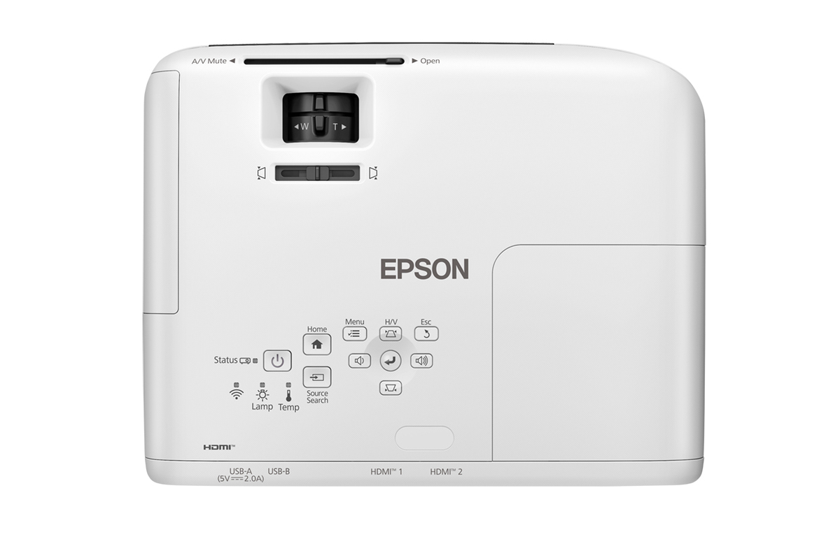 Epson PowerLite W55+ vista superior