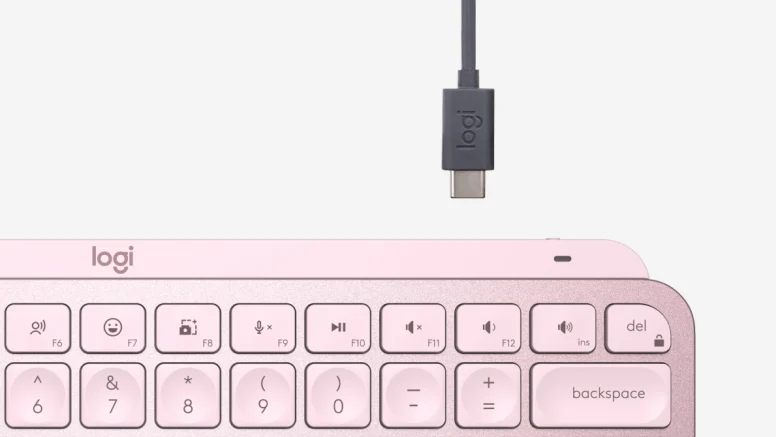 Logitech MX Keys Mini carga mediante USB-C