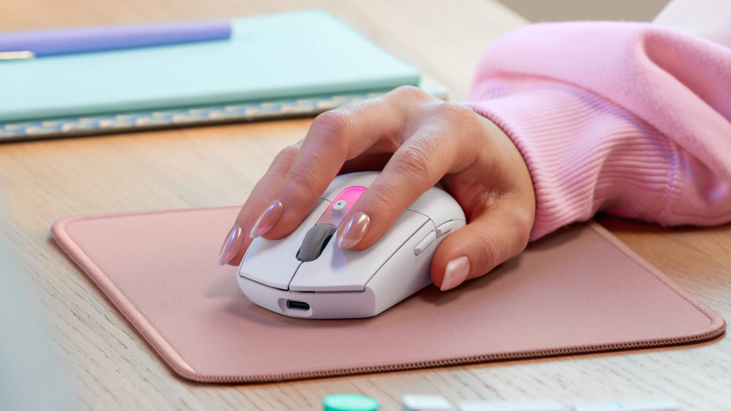 Logitech G305 X SUPERLIGHT blanco diseño ultraligero de aproximadamente 59 g