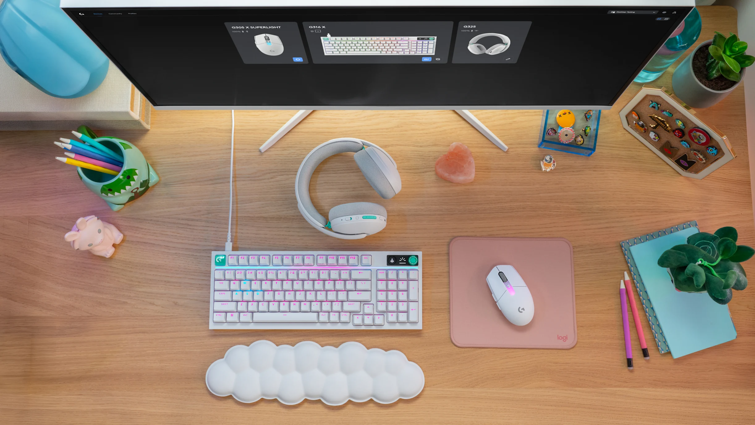 Logitech G305 X SUPERLIGHT blanco conectividad LIGHTSPEED y autonomía superior a 130 horas