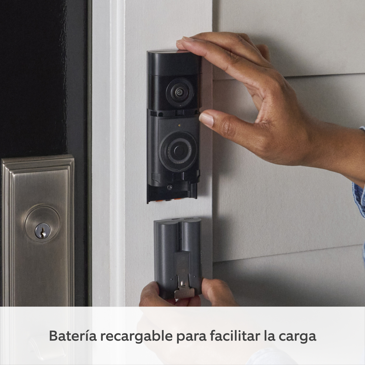 Ring Battery Doorbell 2K Plus batería Quick Release y conectividad Wi-Fi 6