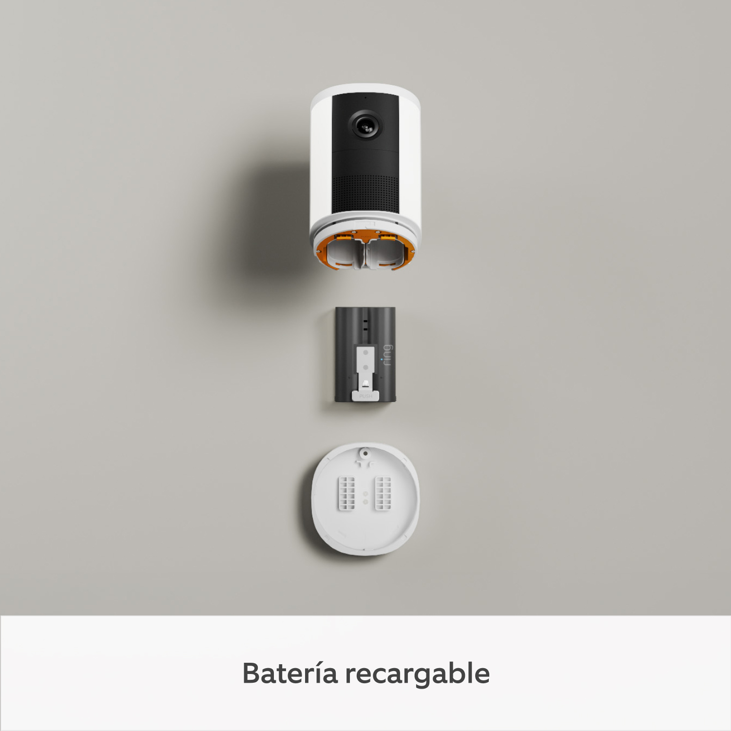 Ring Spotlight Cam 2K batería Quick Release e instalación flexible