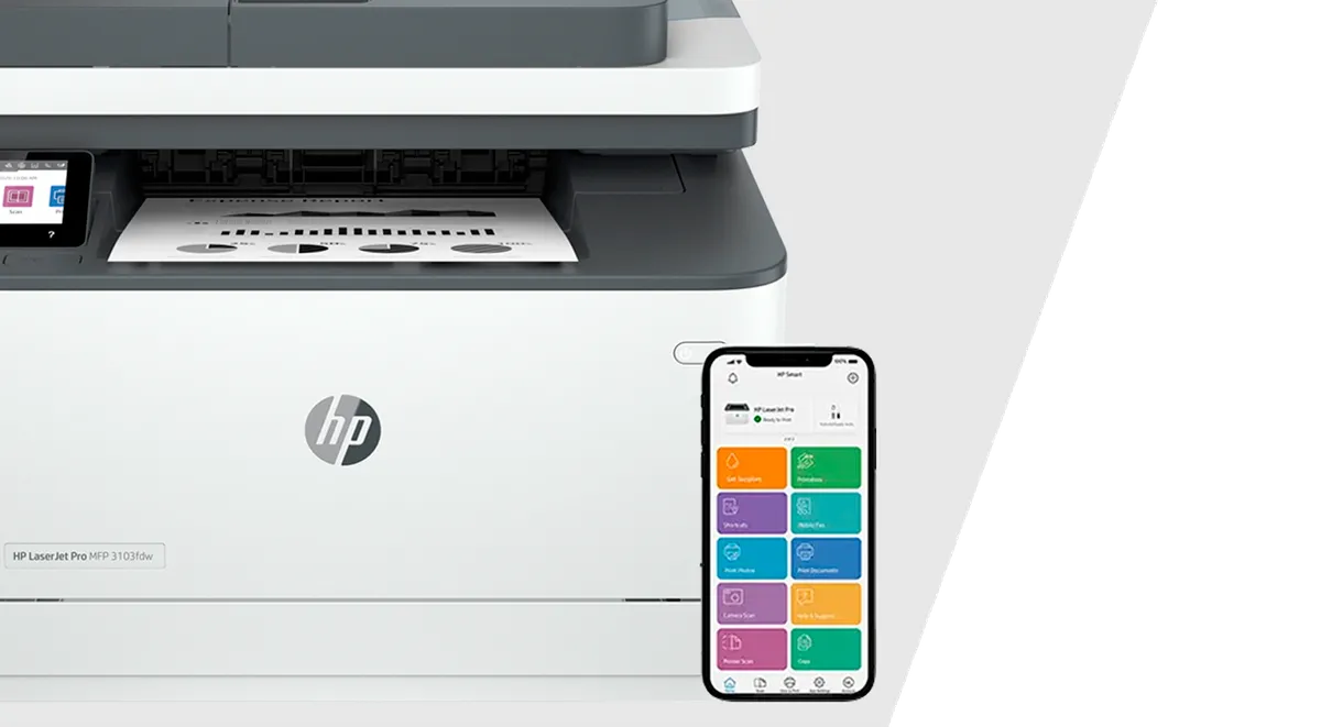 HP LaserJet Pro MFP 3103fdw - imagen lifestyle 1