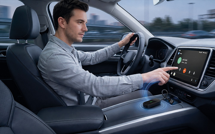 Xtech XTA-938 Apple CarPlay y Android Auto inalámbricos