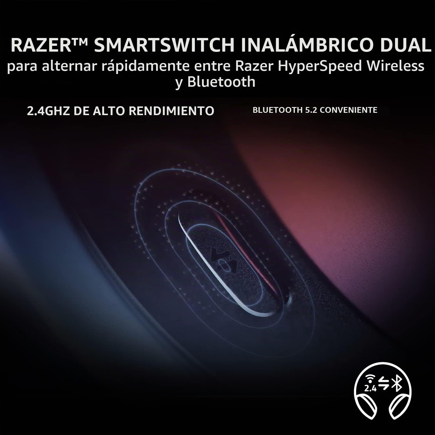 Razer Barracuda Black, fotografía de la galería Cybertech para ilustrar SmartSwitch