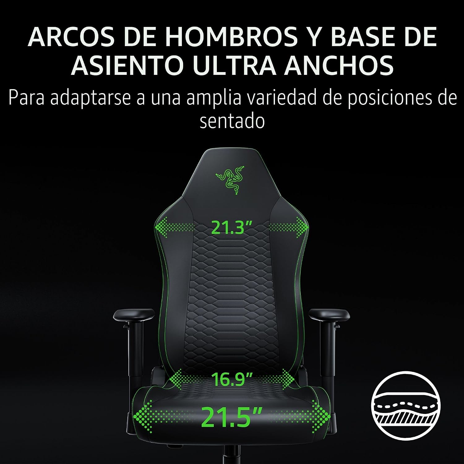 Razer Iskur V2 X NewGen, imagen promocional de la silla