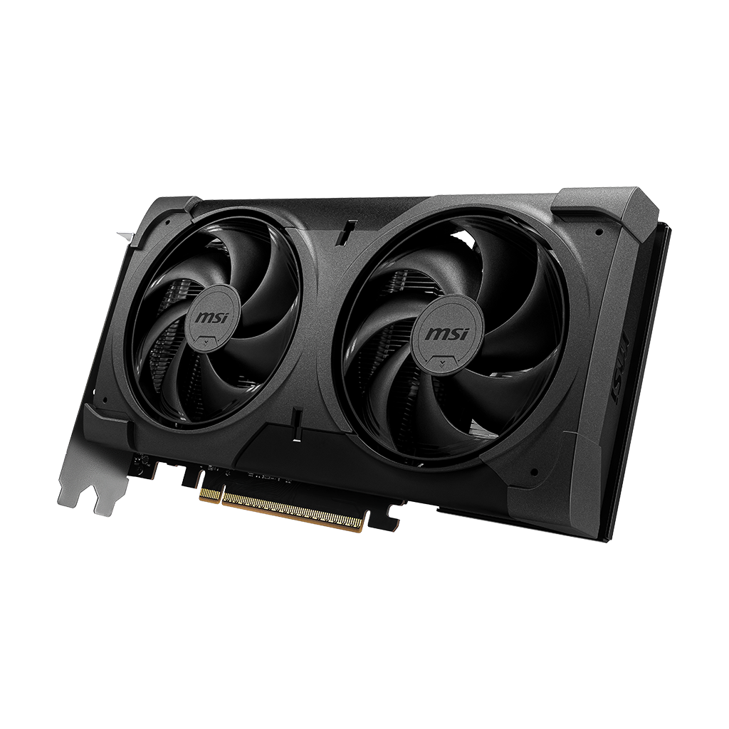 MSI RTX 5060 Ti VENTUS 2X OC BLACK PLUS de 16GB, imagen frontal oficial
