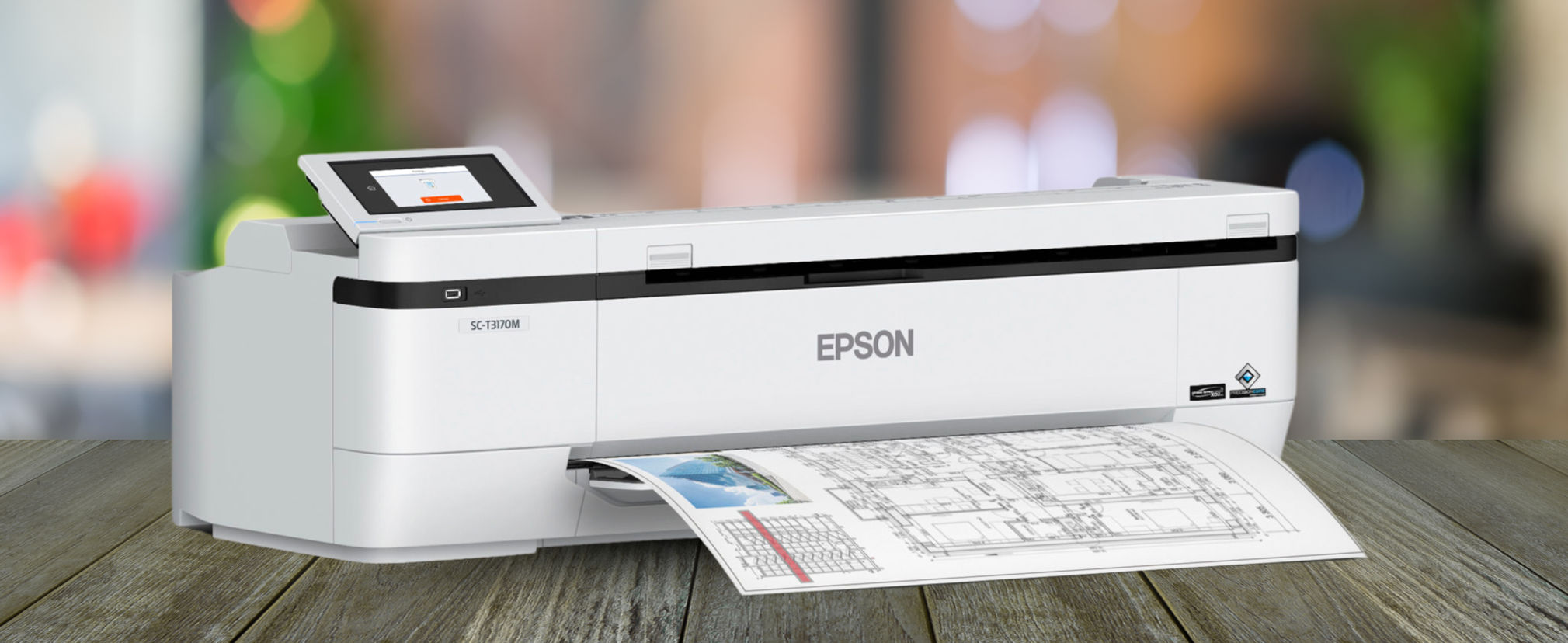 Epson SureColor T3170M en un entorno profesional de trabajo
