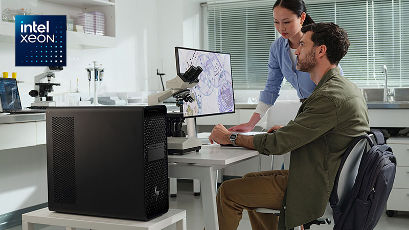 HP Z4 G6i, vista y presentación de la torre de trabajo