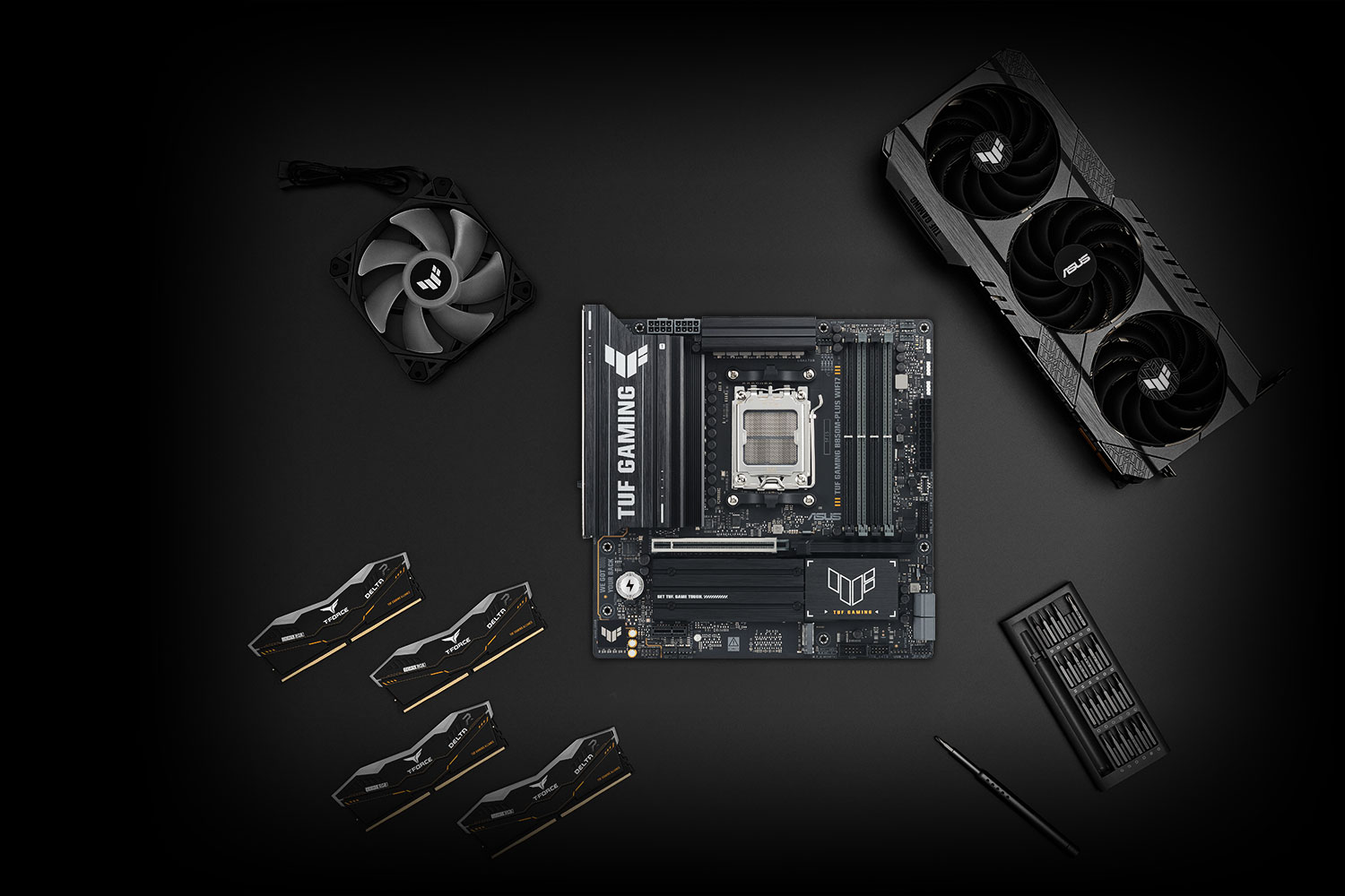 Montaje de un PC con plataforma ASUS TUF GAMING B850M-PLUS WIFI7