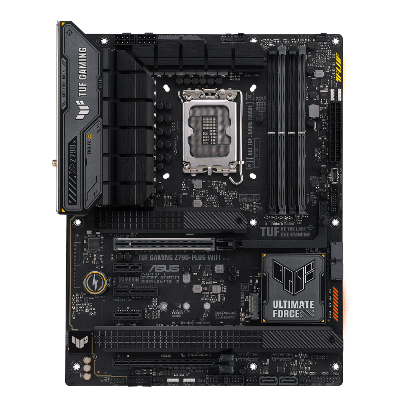 ASUS TUF GAMING Z790-PLUS WIFI placa madre ATX vista frontal oficial