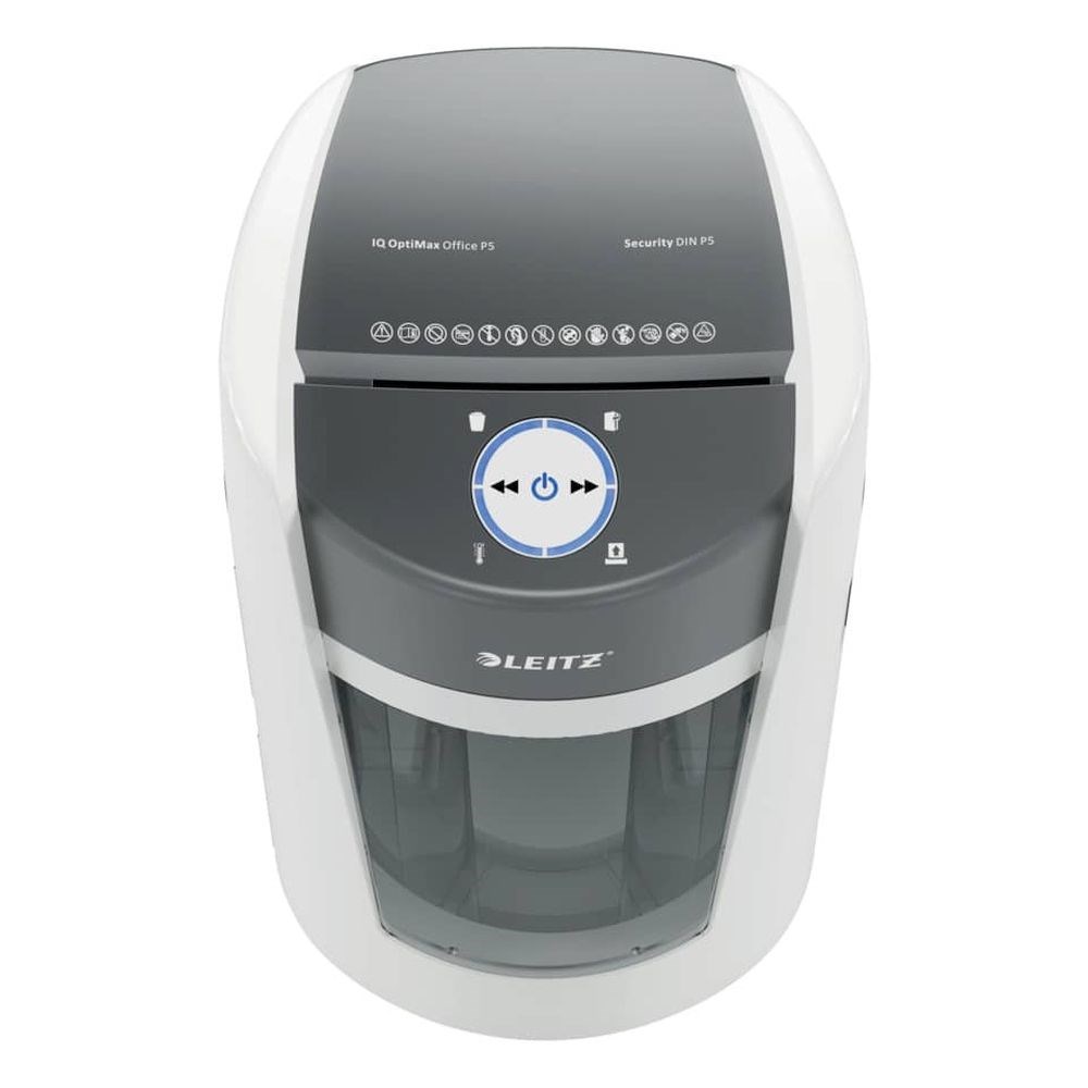 Vista superior del panel de control Leitz IQ OptiMax Office P5