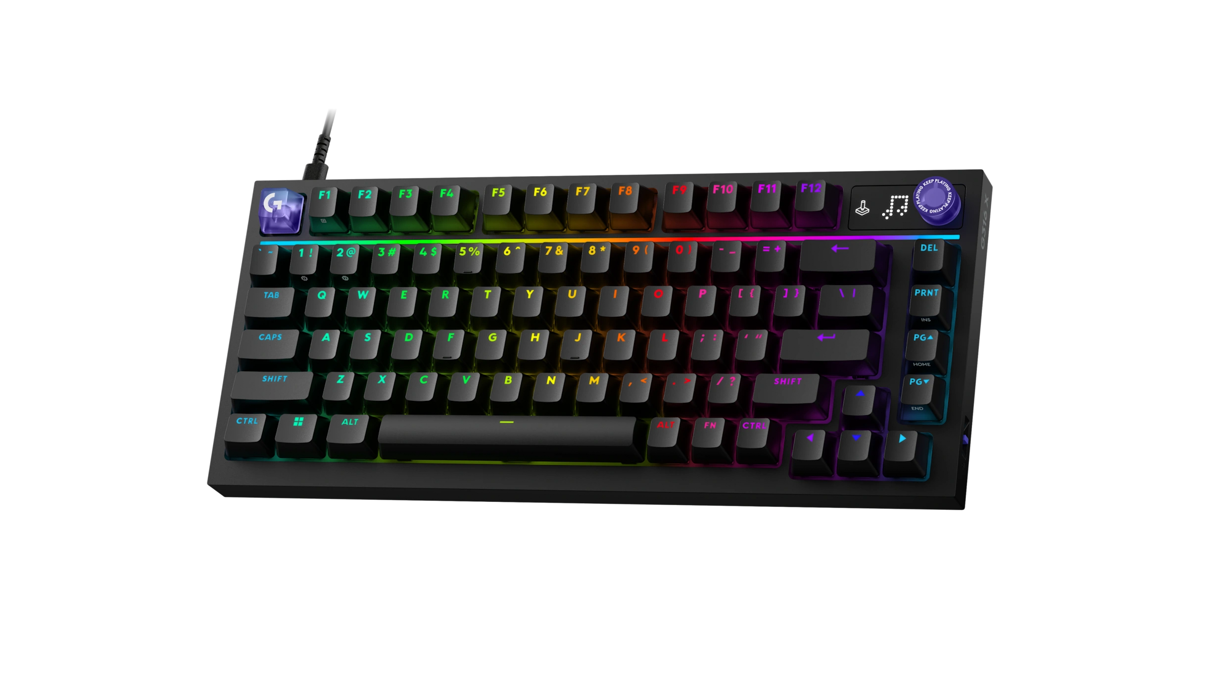 Logitech G316 X 75 vista tres cuartos, formato 75 por ciento