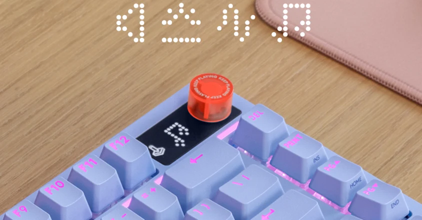 Logitech G316 X 75 dial multifunción y pantalla LED de matriz de puntos