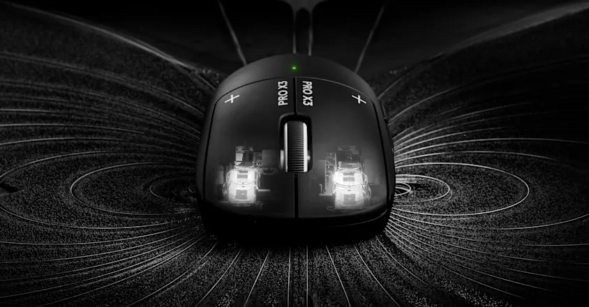 Tecnología HITS del Logitech G PRO X3 SUPERSTRIKE