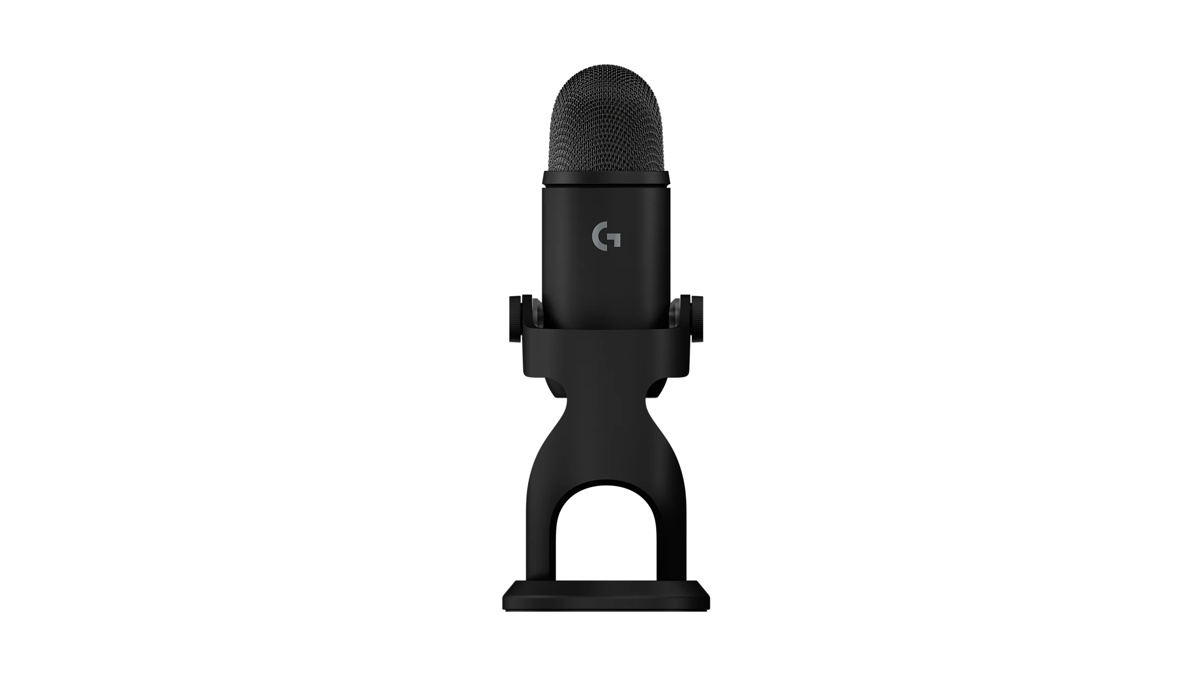 Logitech G YETI 2 Negro, vista posterior para apreciar su conectividad