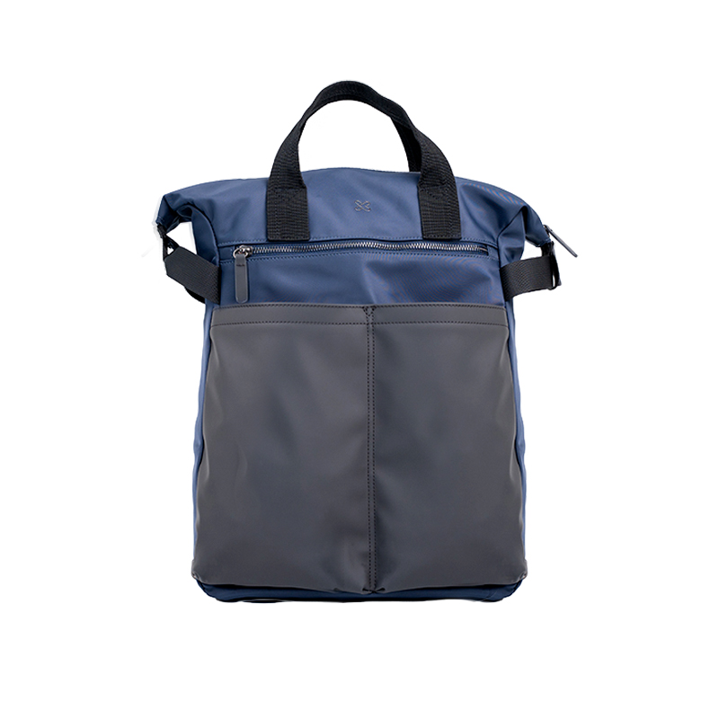 Mochila Klip Xtreme Aurum KNB-721 color gris y azul