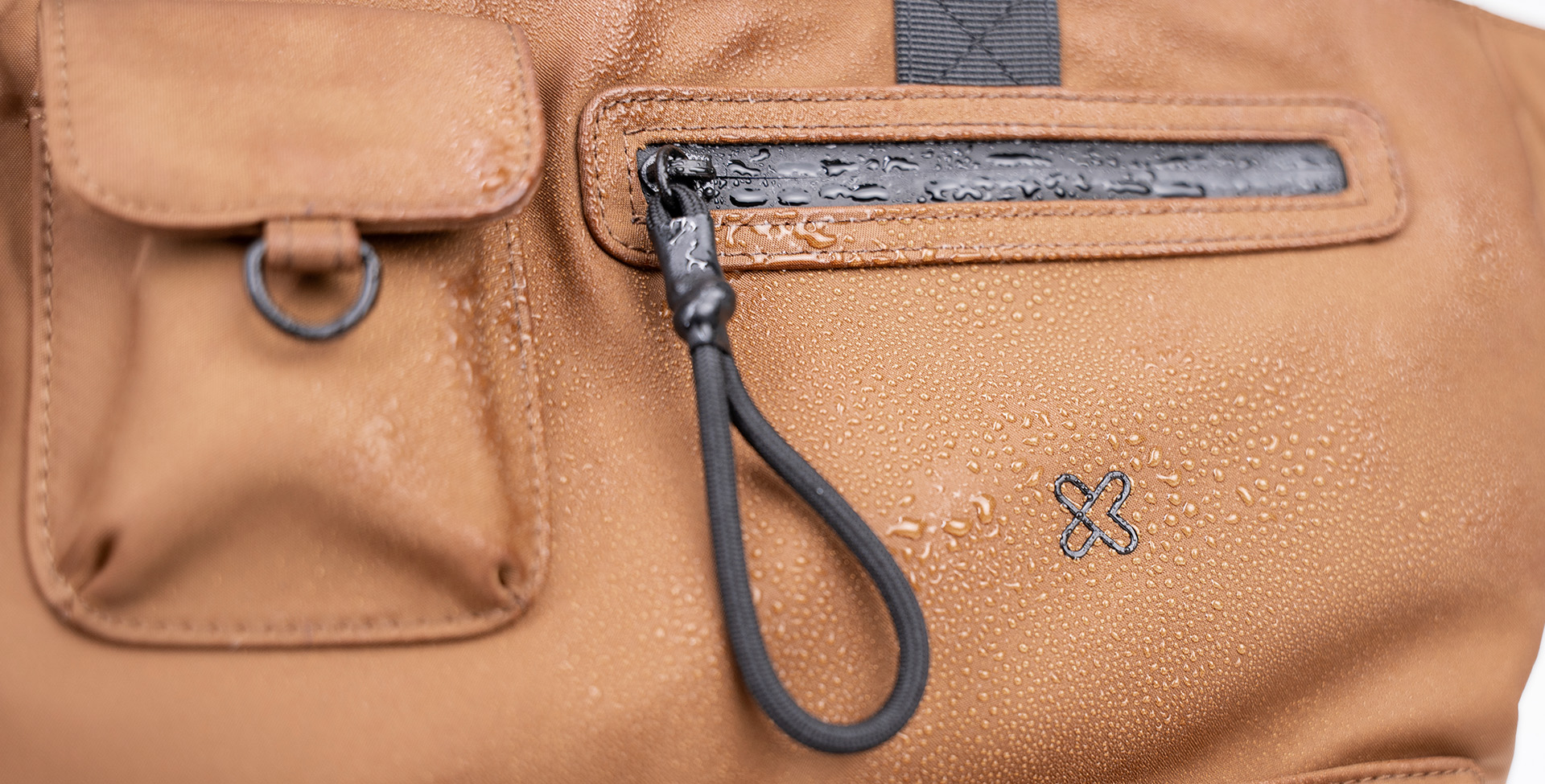 Material exterior y detalles del bolso Klip Xtreme Nomadia KLB-851