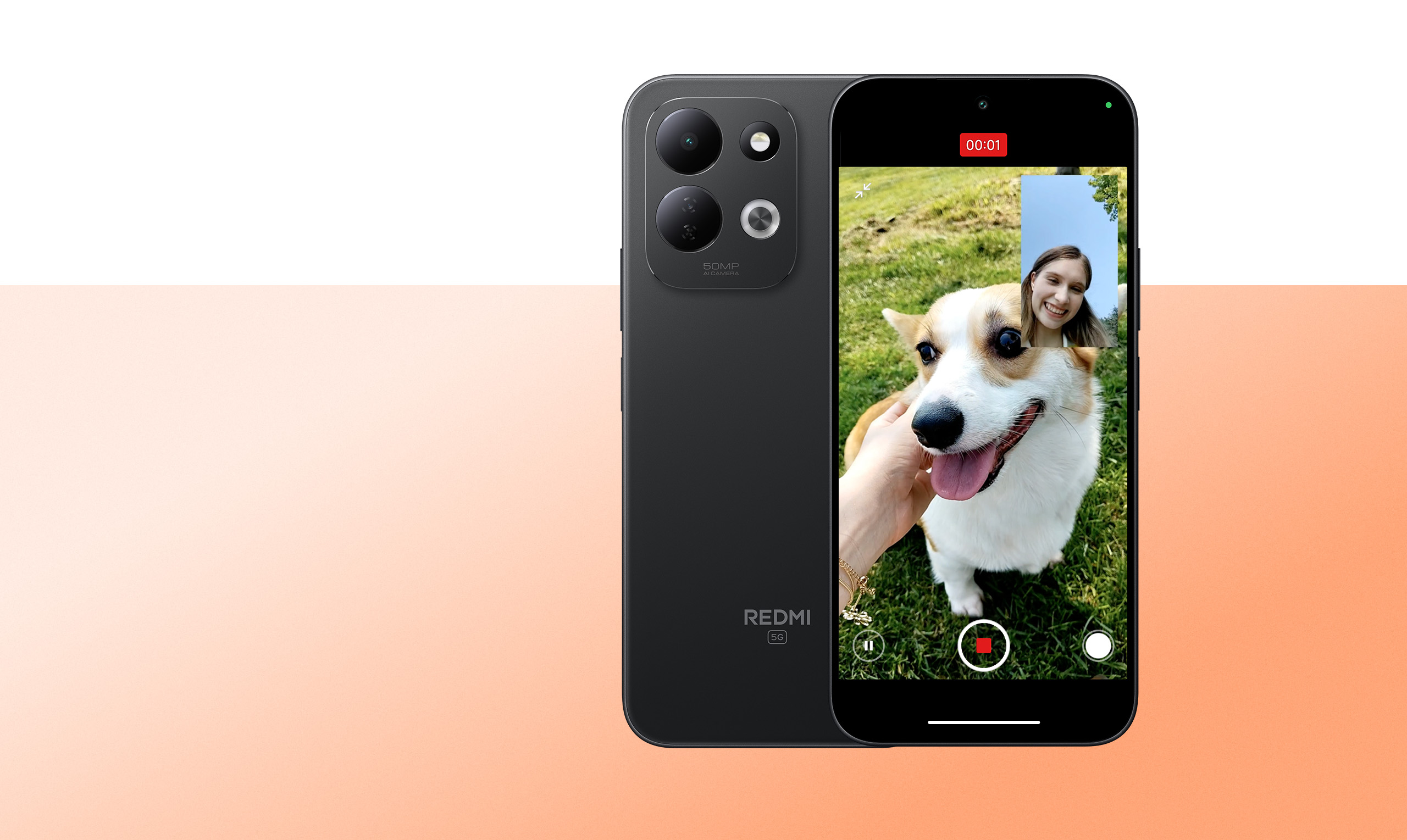 Imagen oficial ilustrativa de fotografía y cámara Redmi 17 5G