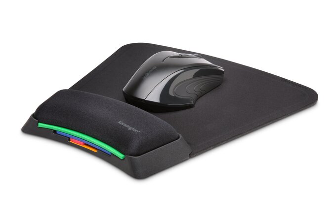 Kensington K55793AM mousepad SmartFit con apoya muñeca de gel