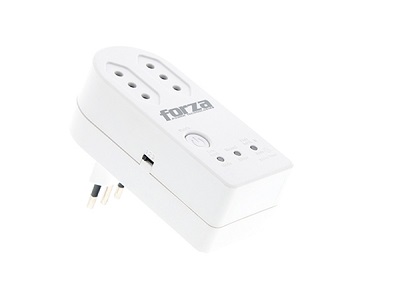 Forza FVP-1202B-C Zion protector de voltaje 220V blanco