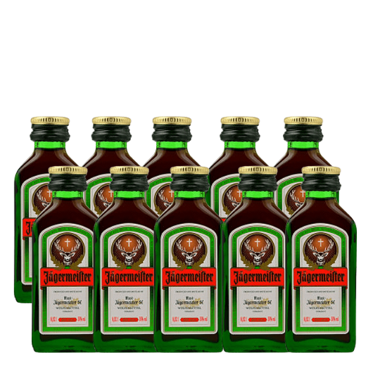 Pack 10x Bitter Jagermeister Miniatura 20cc Precio Oferta