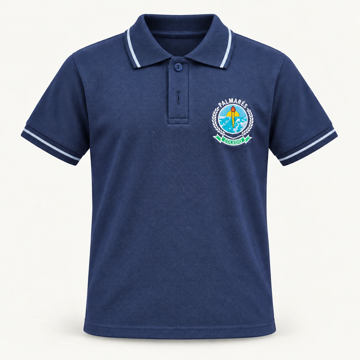 Polera Piqué 4to Medio Palmarés, frente
