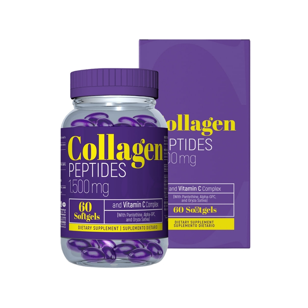 COLLAGEN PEPTIDES 1.500 MG & VITAMINA C COMPLEX CEL...