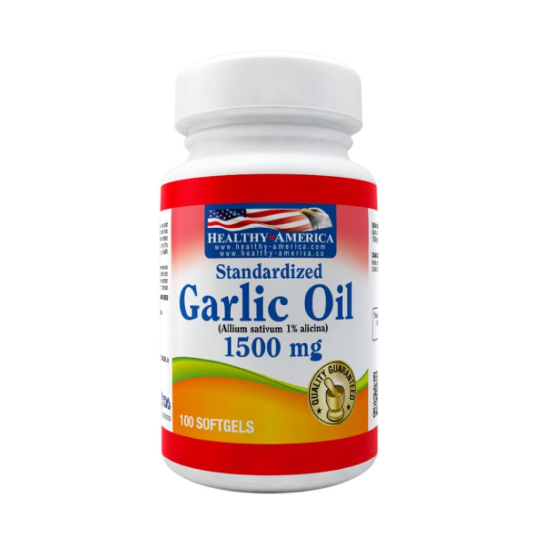 GARLIC OIL 1.500 MG (100 SOFTGELS)
