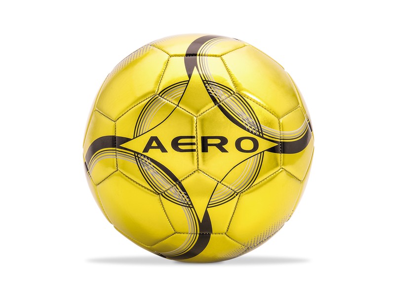 Bola de Futebol - Aero Amarelo Metalizado