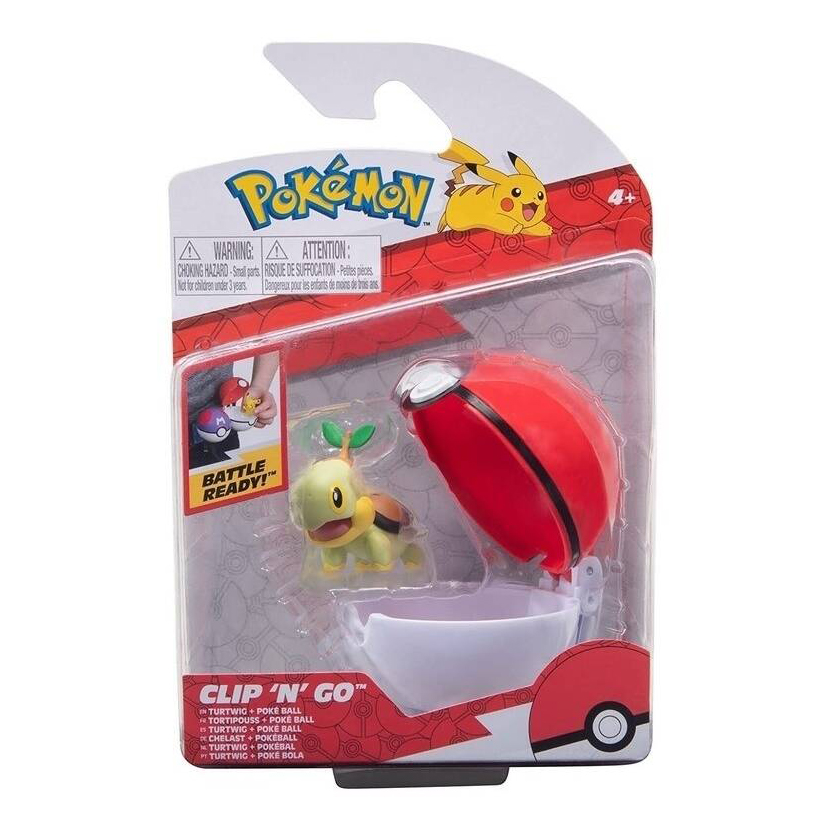 Clip N Go - Turtwig + Poké Ball