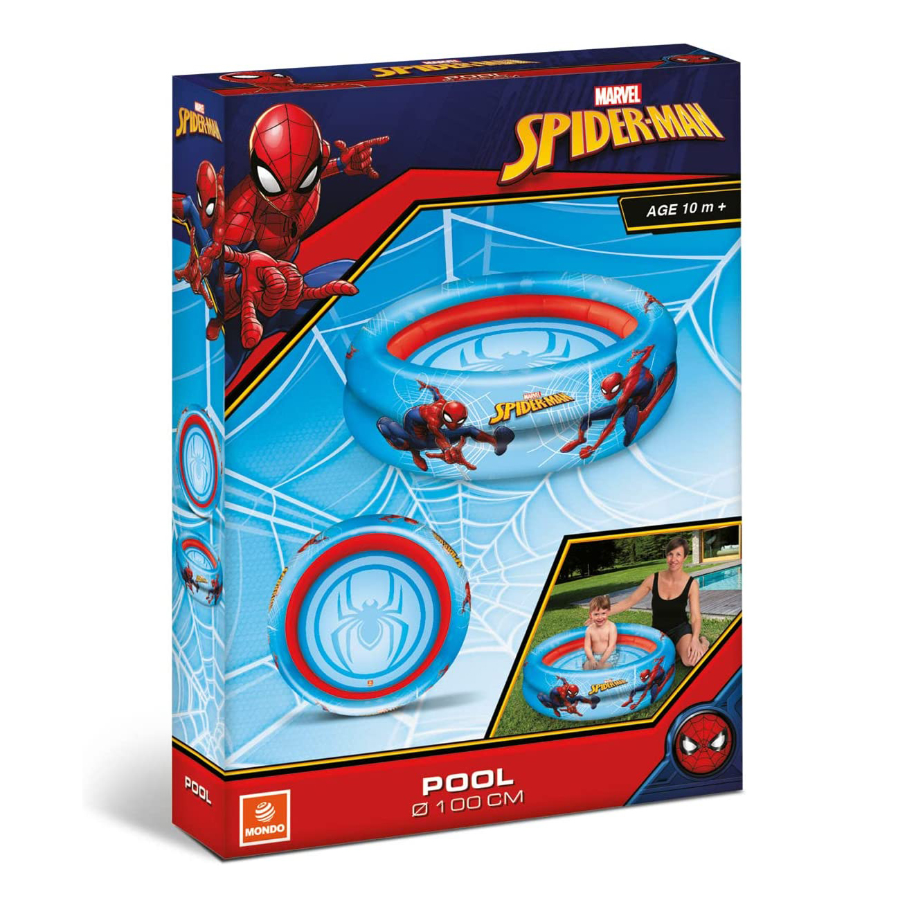 Piscina de 2 Aros - Spider-Man