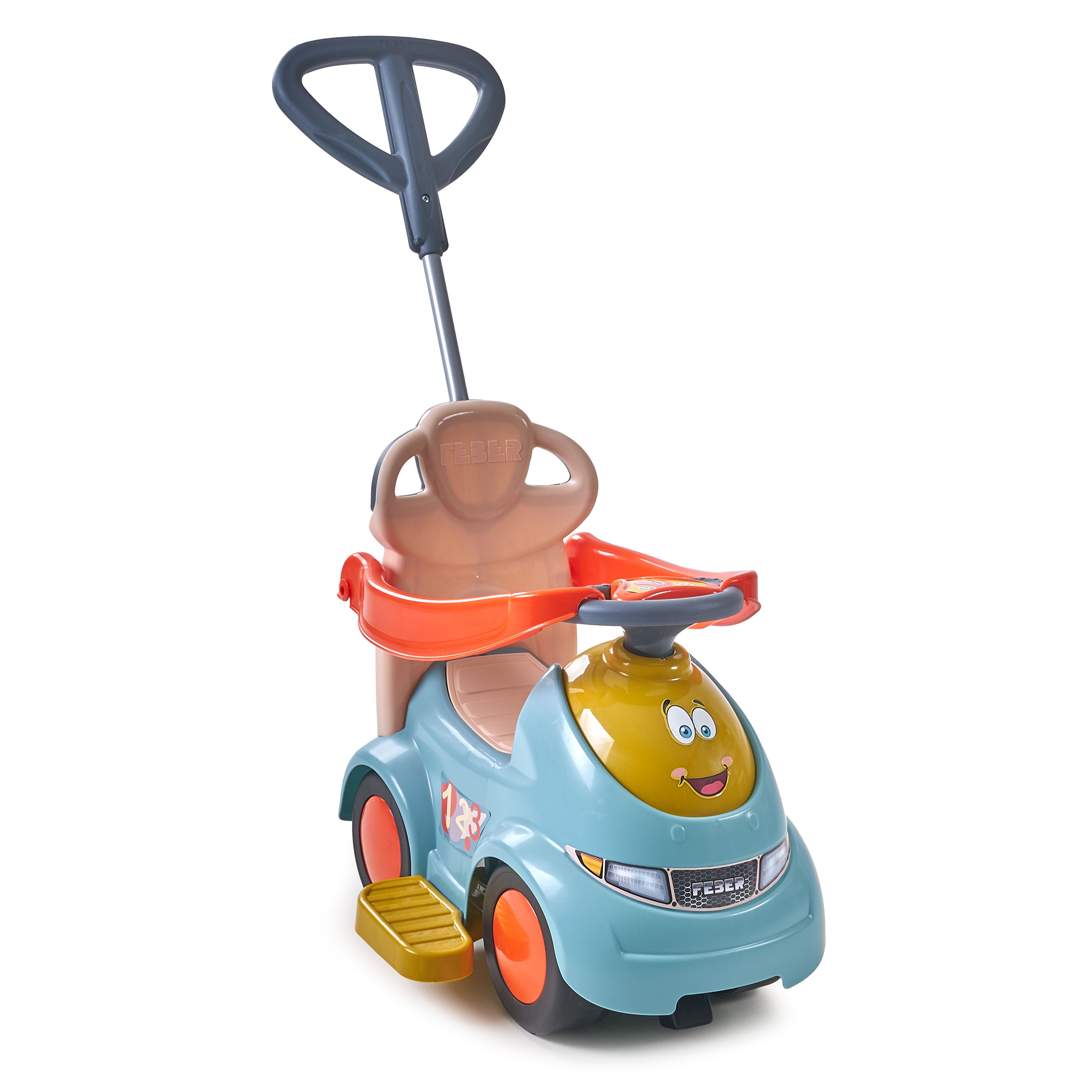 Feber 3 In 1 Casual Push N´go Tricycle Azul