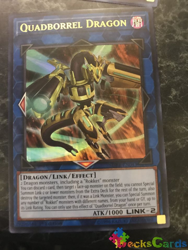 Quadborrel Dragon - SDRR-EN043 - Ultra Rare 1st Edition