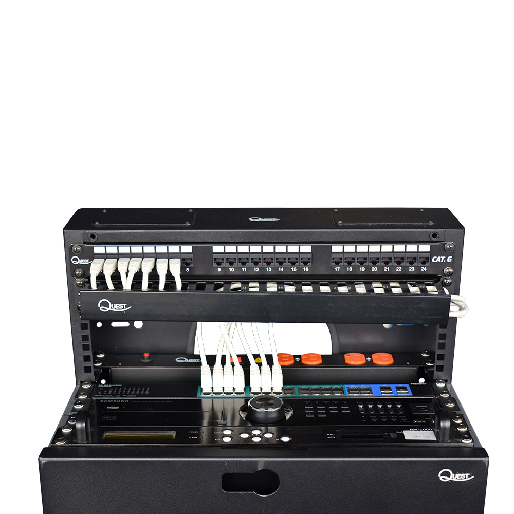 Gabinete de montaje vertical para pared o rack abierto