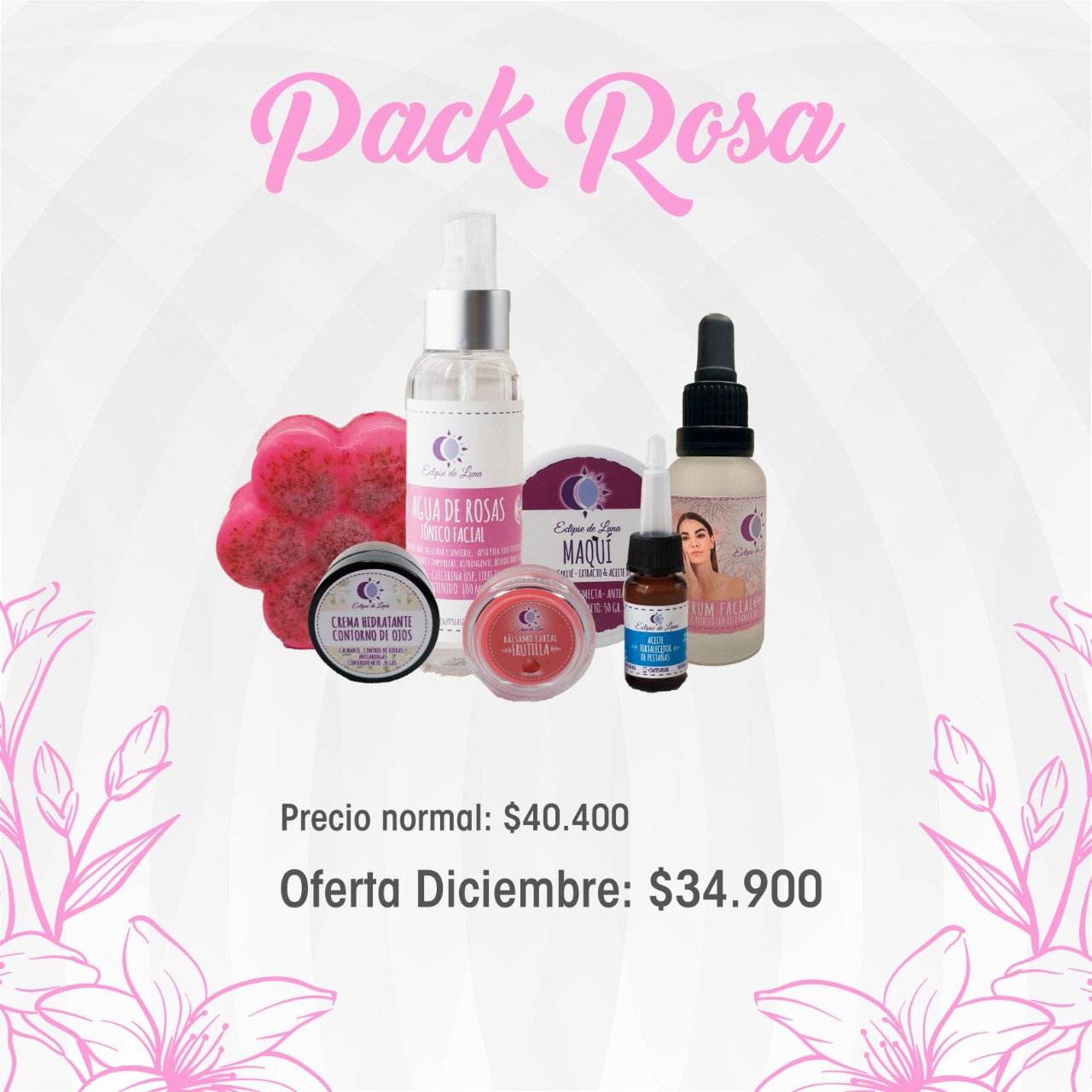 Pack Rosa - Ideal para regalar a esa persona especial