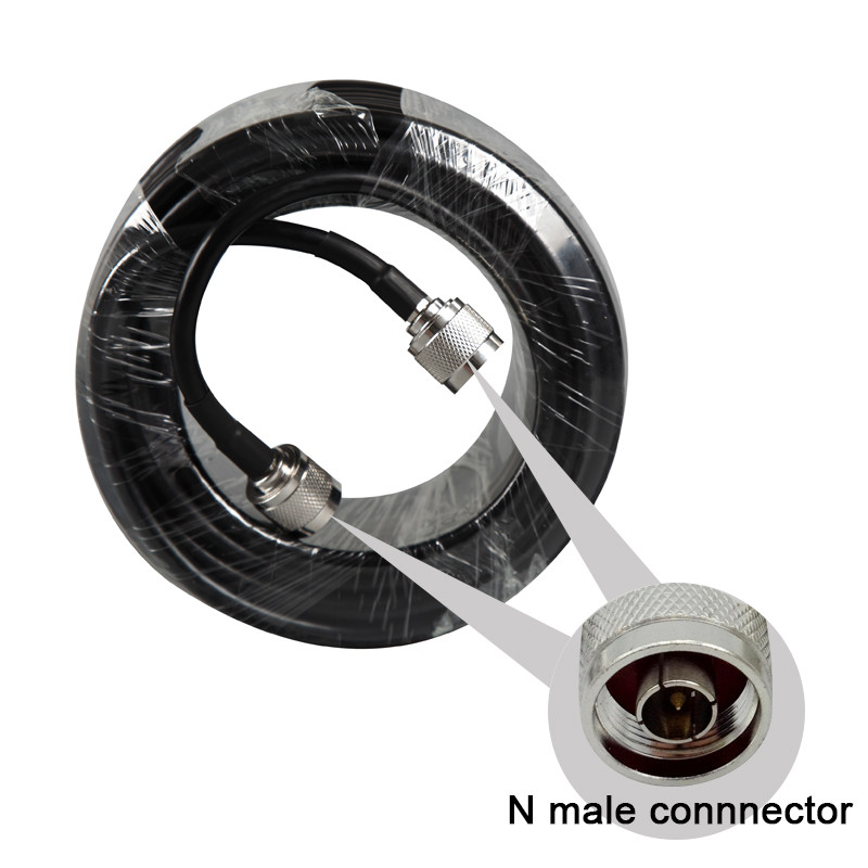 10 Metros de Cable coaxial con conectores Macho N 50 ohm 10 Metros de Cable coaxial con conectores Macho N 50 ohm
